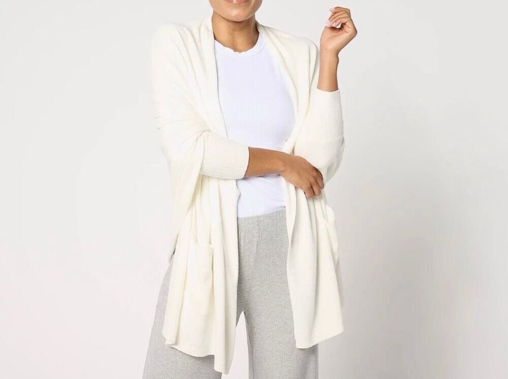Barefoot Dreams Women's CozyChic Ultra Lite Blanket Wrap Cardigan 2X NWT